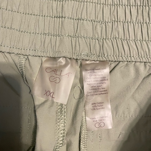 Calia Nyluxe Joggers in Sage Green size XXL - Picture 4 of 7